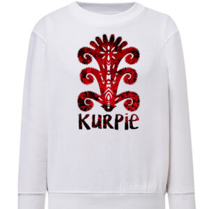 Bluza dziecięca Czerwona Wycinanka Kurpiowska