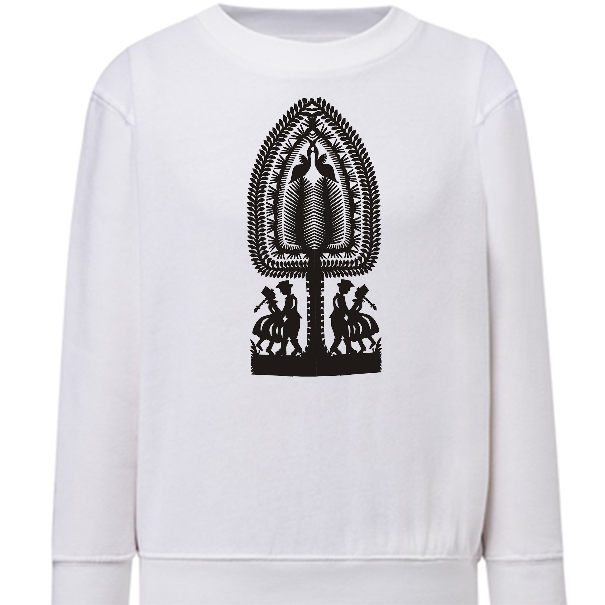 Bluza dziecięca Wycinanka Kurpiowska - Taniec i Natura