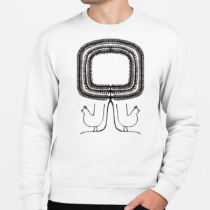 Bluza unisex Folkowa Wycinanka z Kurpiów