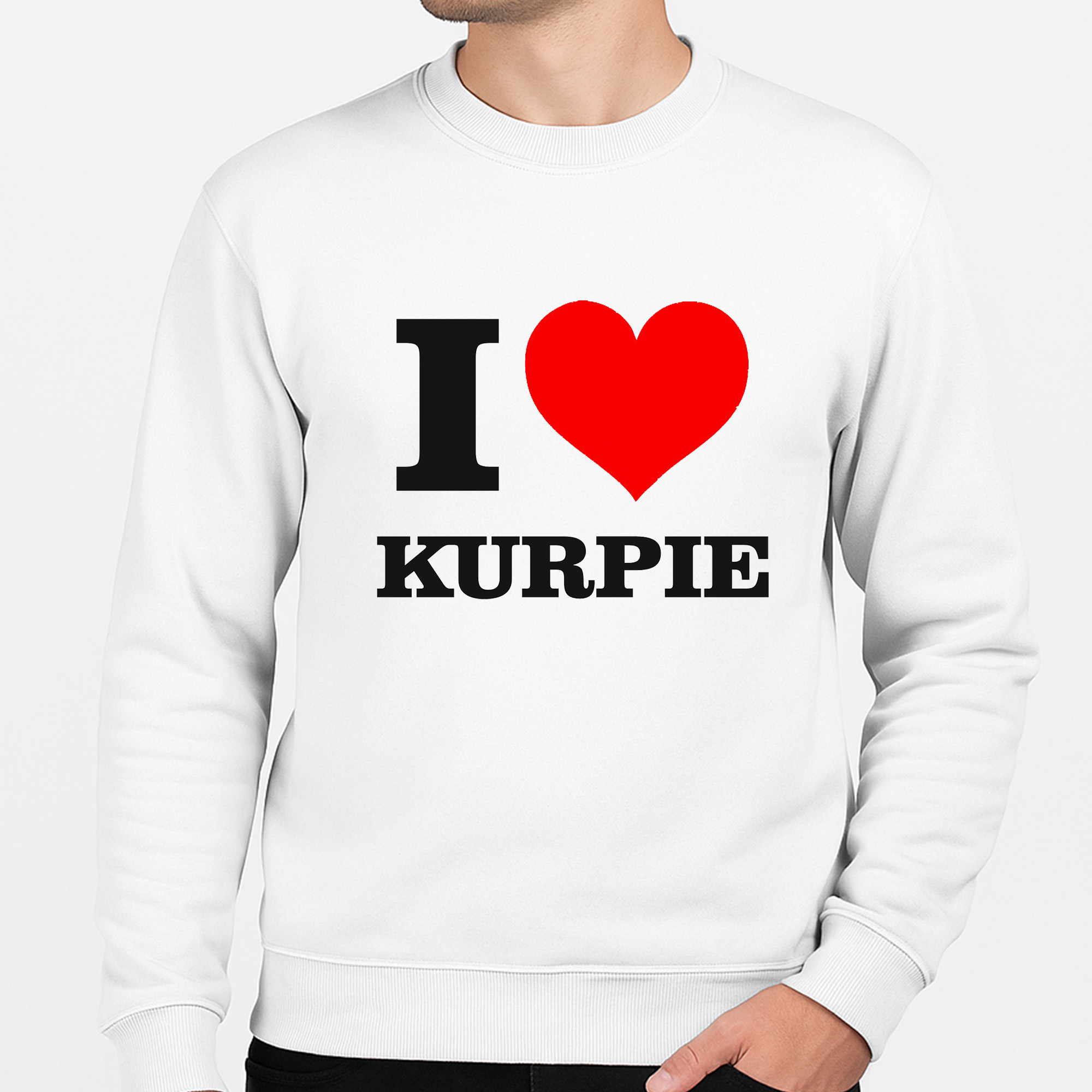 Bluza unisex I love Kurpie