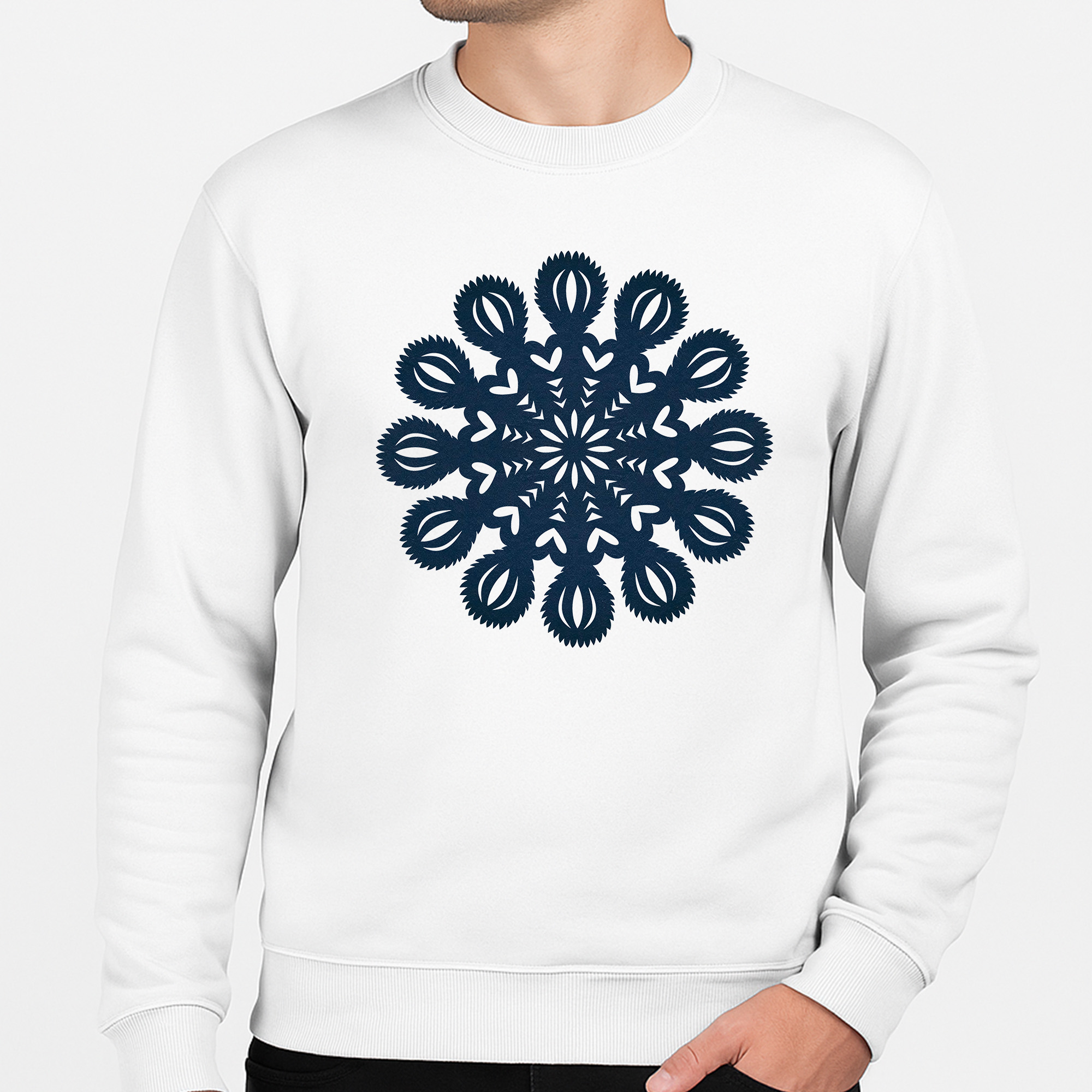 Bluza unisex Kurpiowska Gwiazda Folku