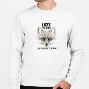 Bluza unisex Lisek wiadomo. Lasy Kurpie i te sprawy