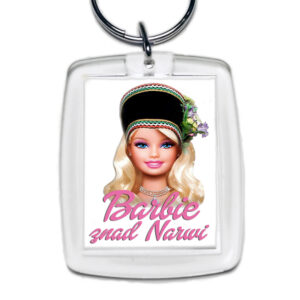 Brelok akrylowy Barbie Made in Kurpie