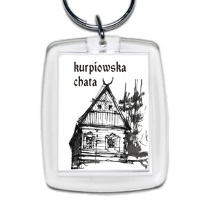 Brelok akrylowy Dom Kurpia - Serce Tradycji