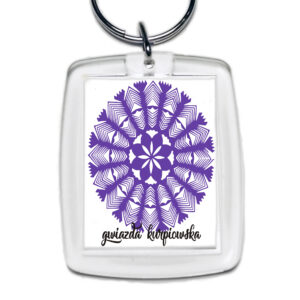 Brelok akrylowy Folkowa Gwiazda Kurpi