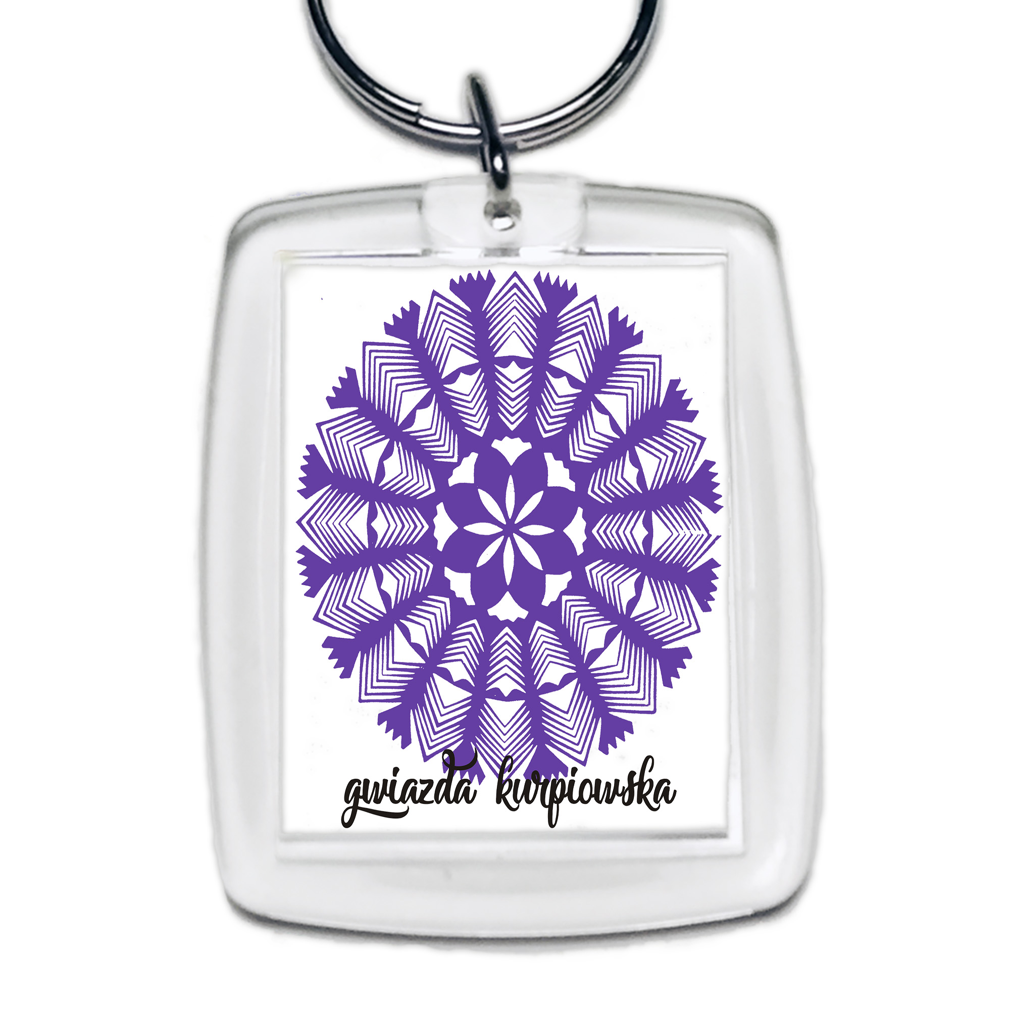 Brelok akrylowy Folkowa Gwiazda Kurpi