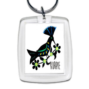 Brelok akrylowy Folkowy Ptak z Kurpi