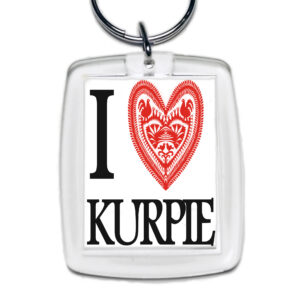 Brelok akrylowy Kocham Kurpie