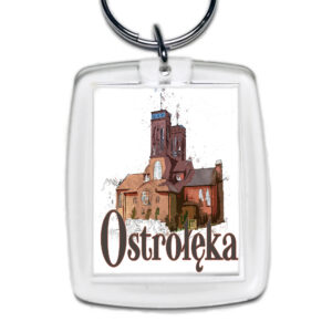 Brelok akrylowy Kościół Zbawiciela Świata w Ostrołęce