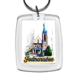 Brelok akrylowy Kościół w Jednorożcu