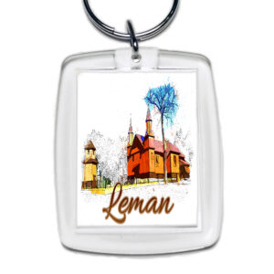 Brelok akrylowy Kościół w Leman