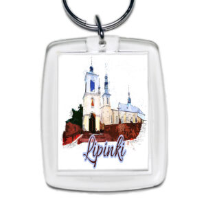 Brelok akrylowy Kościół w Lipnikach