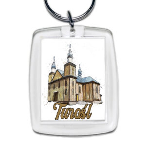 Brelok akrylowy Kościół w Turoślu