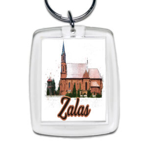 Brelok akrylowy Kościół w Zalas
