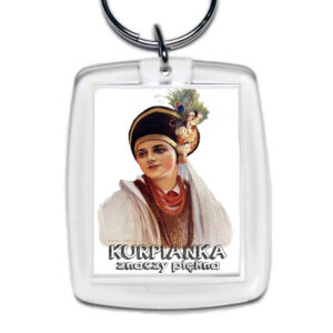 Brelok akrylowy Kurpianka znaczy piękna