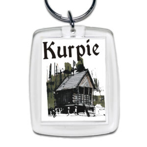 Brelok akrylowy Kurpie - Drewniane Serce Polski