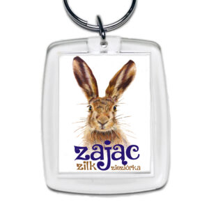 Brelok akrylowy Kurpie - Kraina Zająca