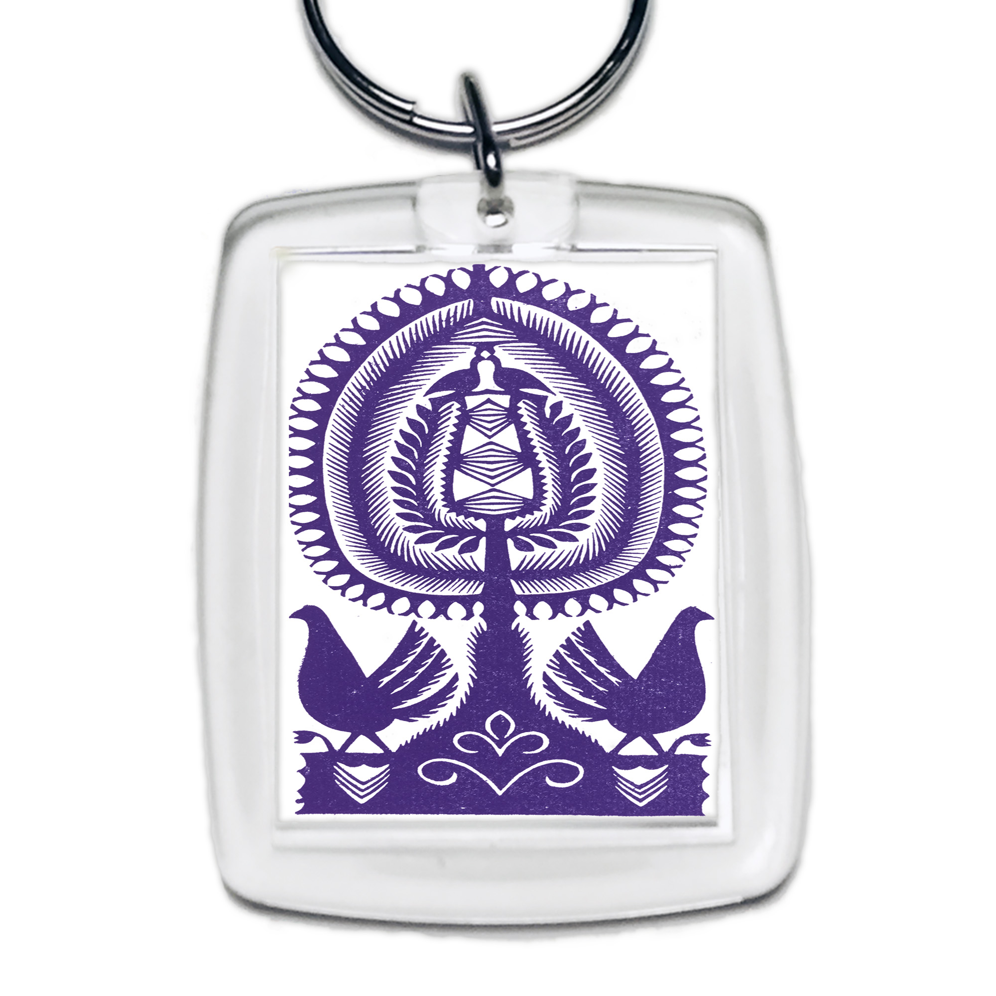 Brelok akrylowy Kurpie - Tradycja w Wycinance