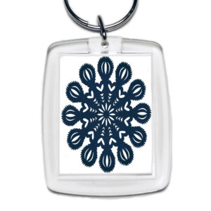 Brelok akrylowy Kurpiowska Gwiazda Folku