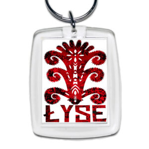 Brelok akrylowy Kurpiowska Wycinanka z Łysych