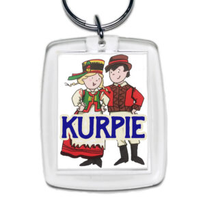 Brelok akrylowy Kurpiowska para - tradycja na zawsz