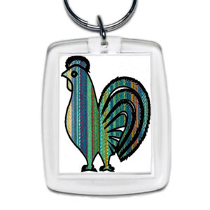 Brelok akrylowy Kurpiowski Kogut Ludowy