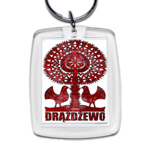 Brelok akrylowy Kurpiowskie Drzewo z Drążdżewa