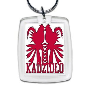Brelok akrylowy Kurpiowskie Koguty z Kadzidła