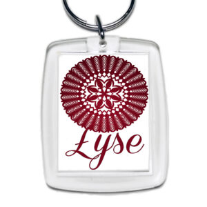 Brelok akrylowy Łyse - Kurpiowska Rozeta