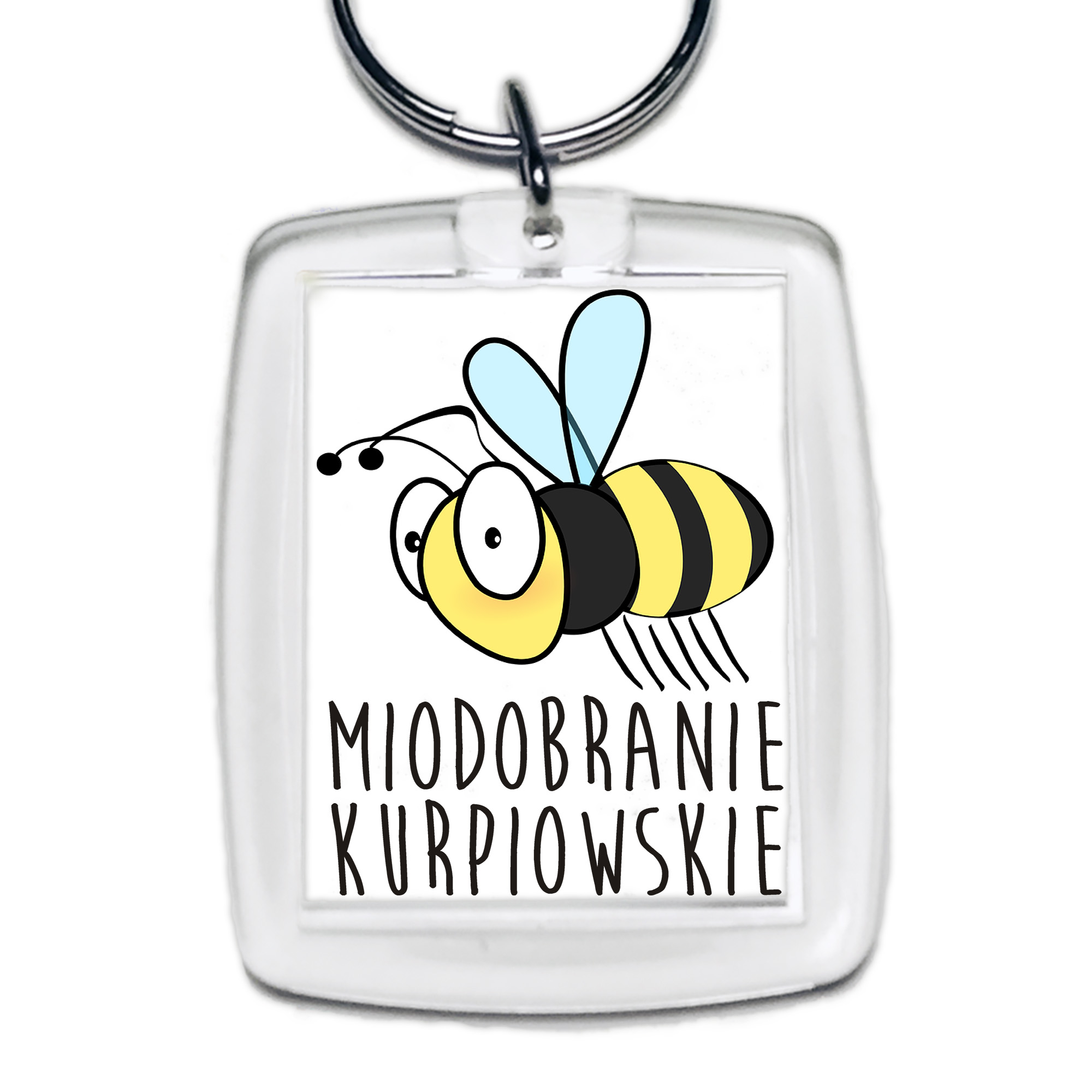 Brelok akrylowy Miodobranie Kurpiowskie