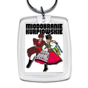 Brelok akrylowy Miodobranie Kurpiowskie w Tańcu