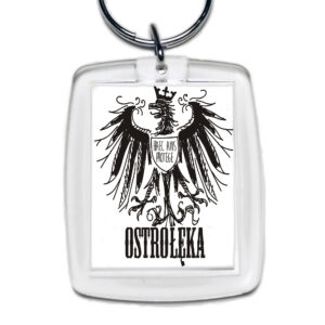 Brelok akrylowy Orzeł Strzegący Ostrołęki
