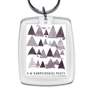 Brelok akrylowy W sercu Puszczy Kurpiowskiej