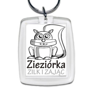 Brelok akrylowy Zieziórka z Kurpiowskiego Lasu