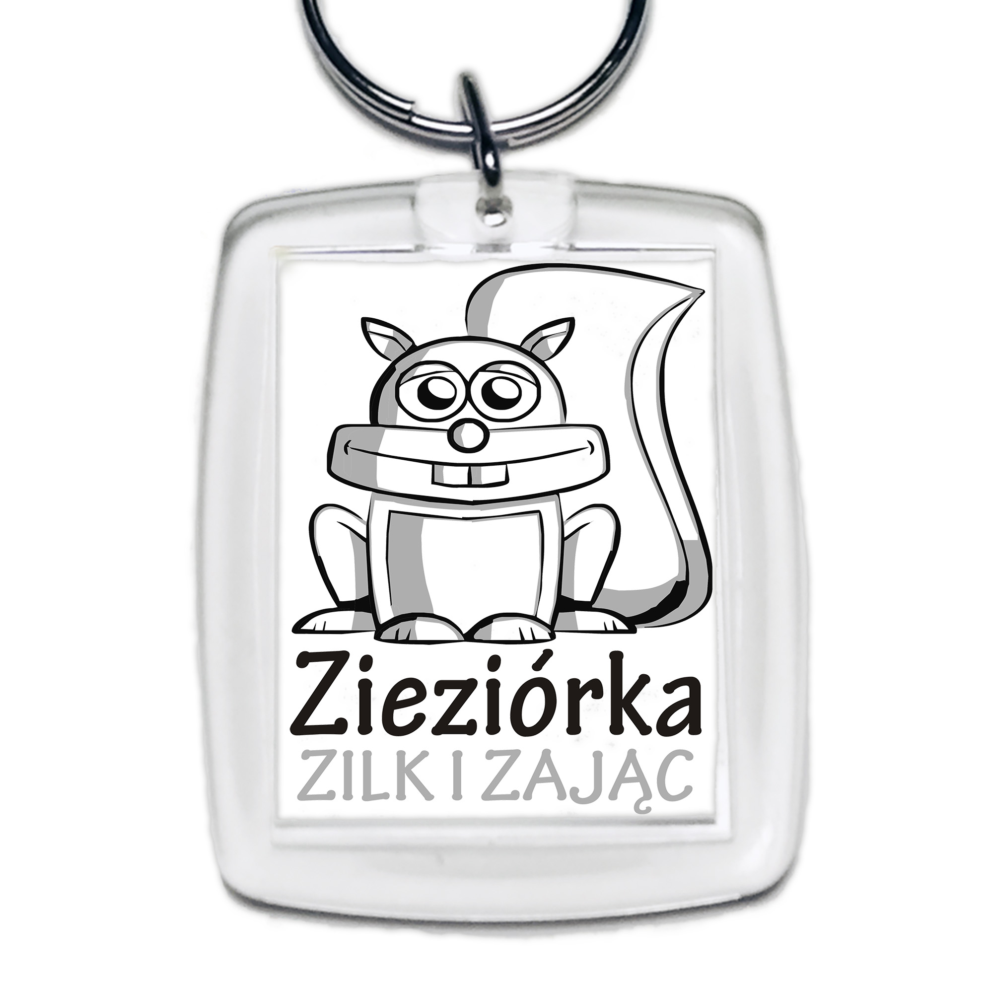 Brelok akrylowy Zieziórka z Kurpiowskiego Lasu
