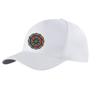 Czapka daszek Folkowa Mandala z Kurpi