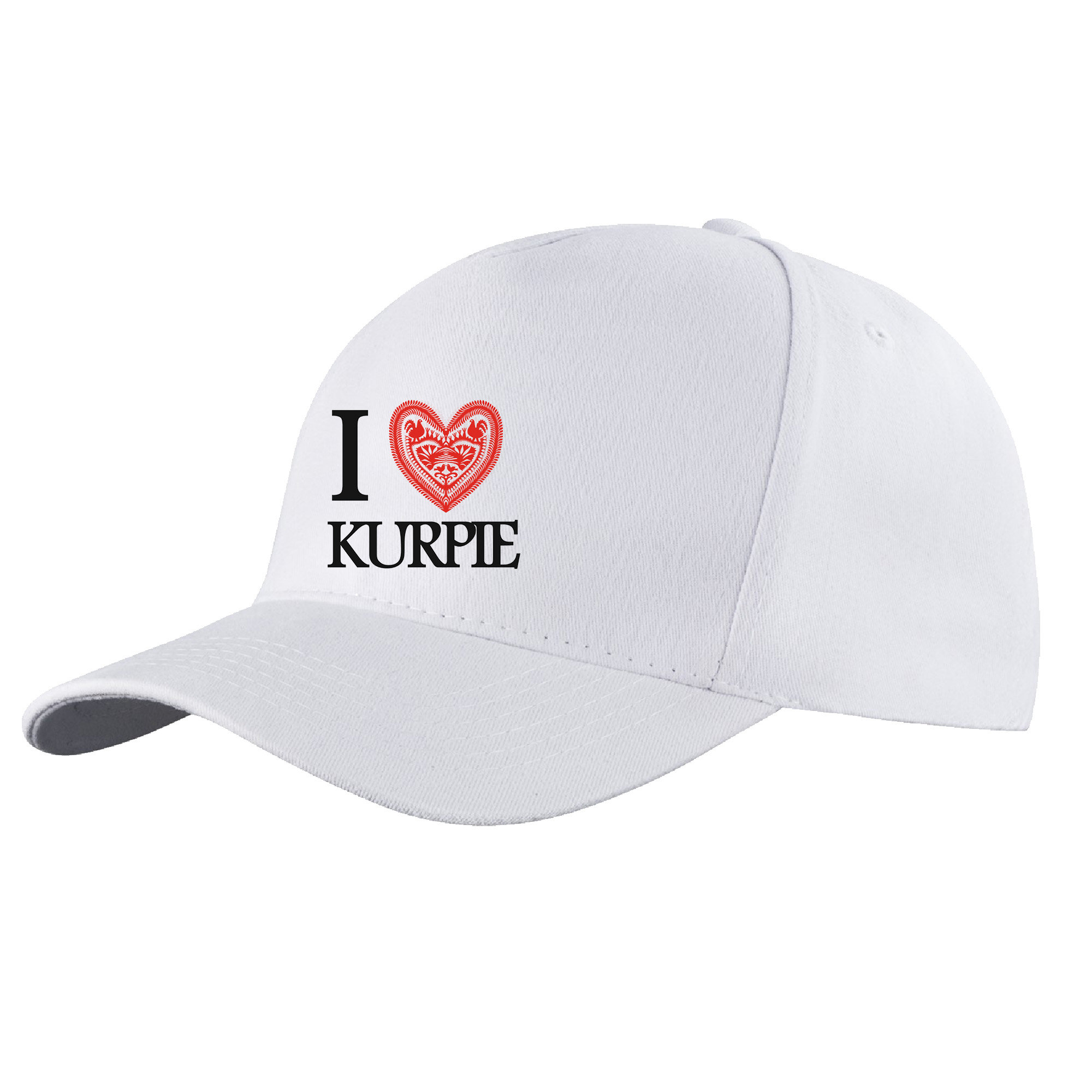 Czapka daszek Kocham Kurpie