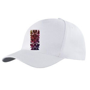 Czapka daszek Kurpiowskie Wzory w Kolorze