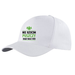 Czapka daszek Nie rzucim puszczy skąd nasz ród