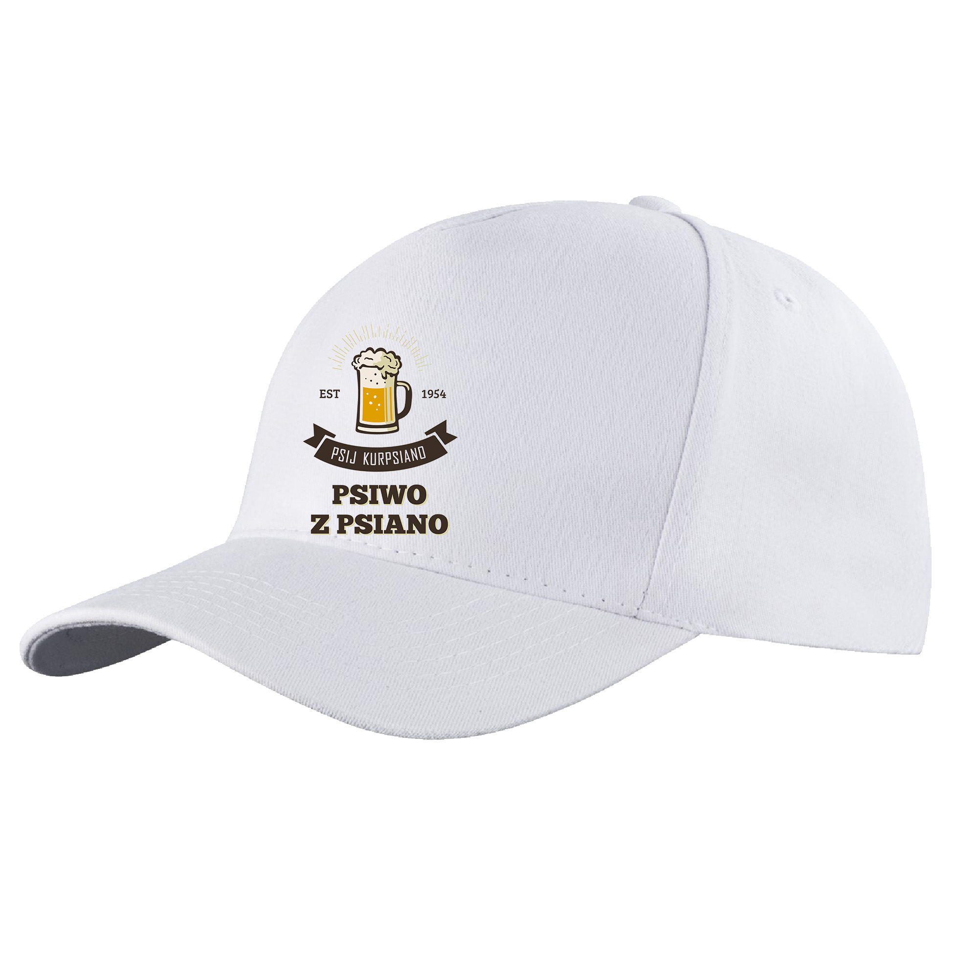 Czapka daszek Piwna Tradycja Kurpiów