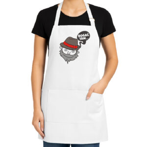 Fartuch kuchenny Bogać Tam - Folkowy Vibe