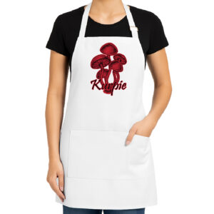 Fartuch kuchenny Grzyby z Kurpiów - dzika moc puszczy