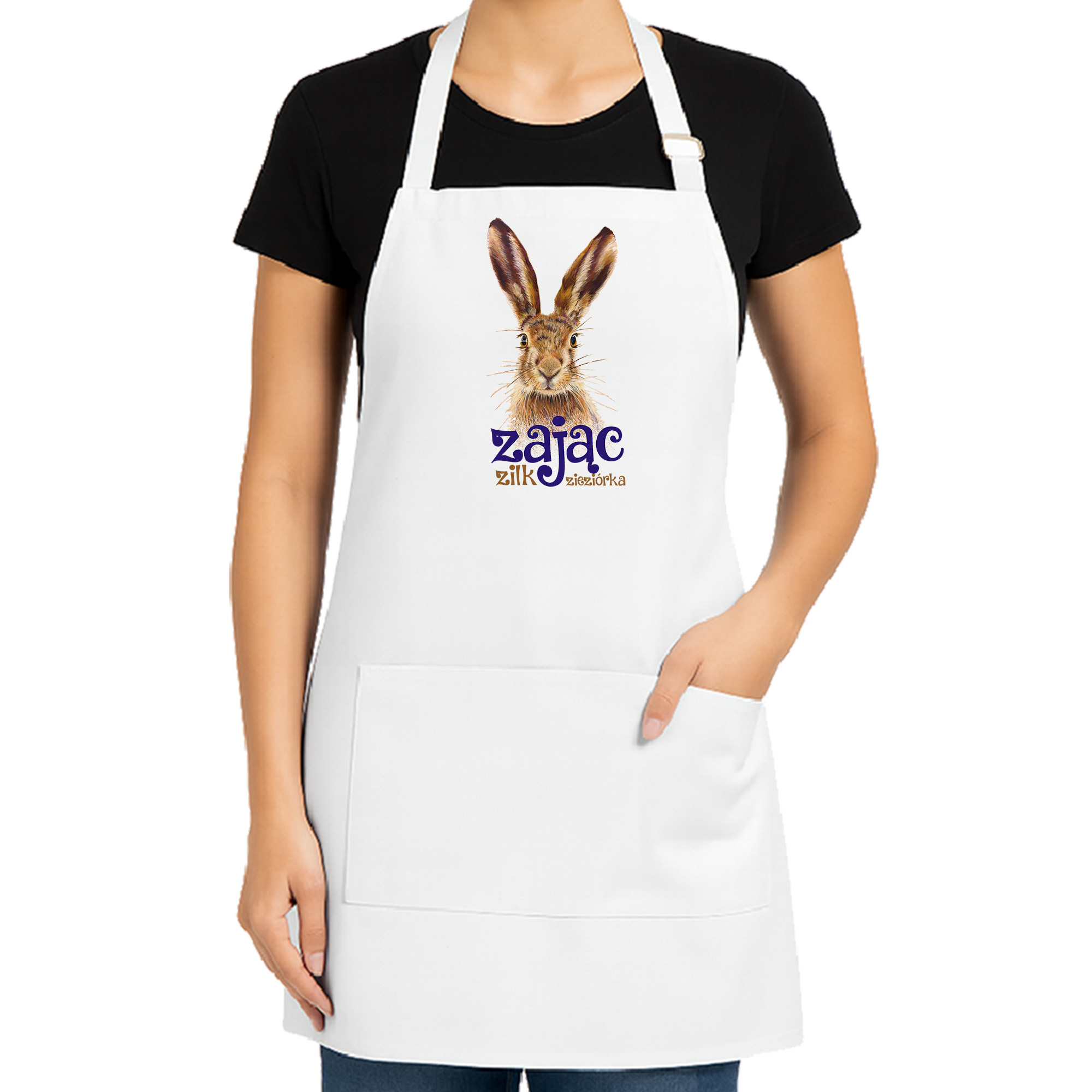Fartuch kuchenny Kurpie - Kraina Zająca