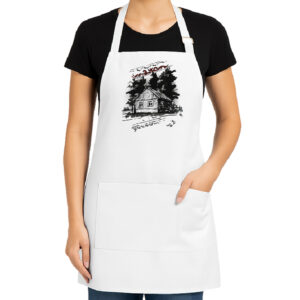 Fartuch kuchenny Kurpie - Tradycja w Drewnie