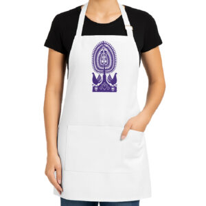 Fartuch kuchenny Kurpie - Tradycja w Wycinance