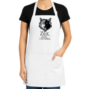 Fartuch kuchenny Kurpiowski Wilk - Zilk