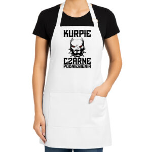 Fartuch kuchenny Kurpiowskie czarne podniebienie