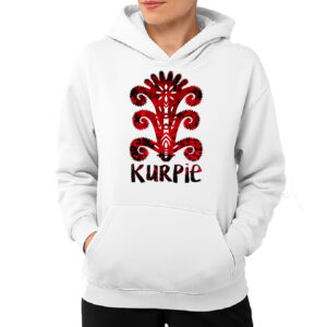 Kangurka damska Czerwona Wycinanka Kurpiowska