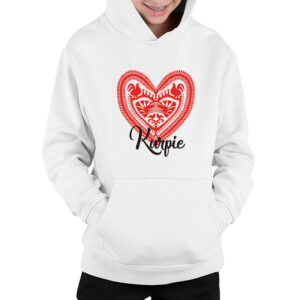 Kangurka dziecięca Serce z Kurpiowskiej Wycinanki