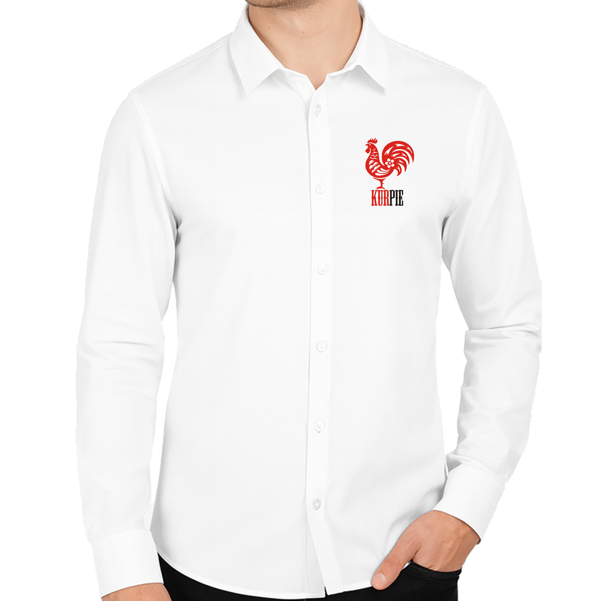 Koszula męska Czerwony Kogut z Kurpi